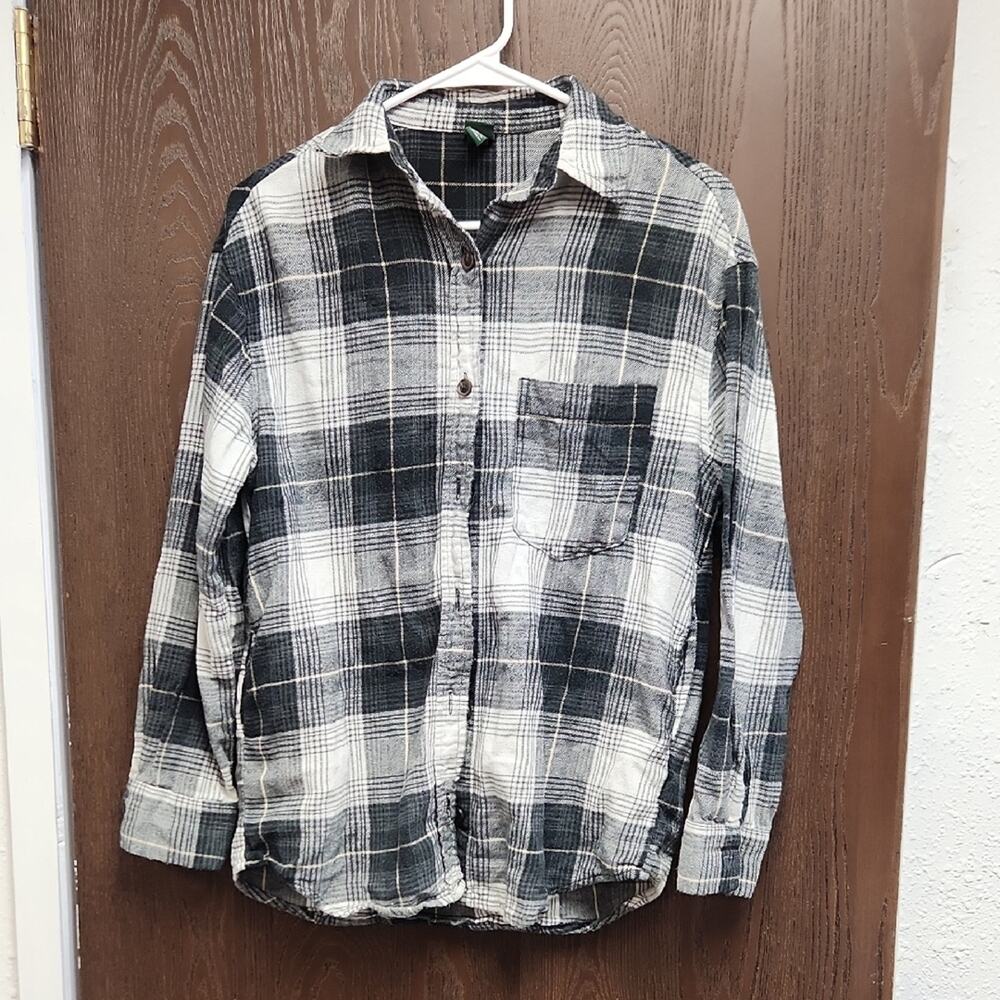 🚨2/$25 or 5/$50🚨Wild Fable Black and White Checkered Shirt